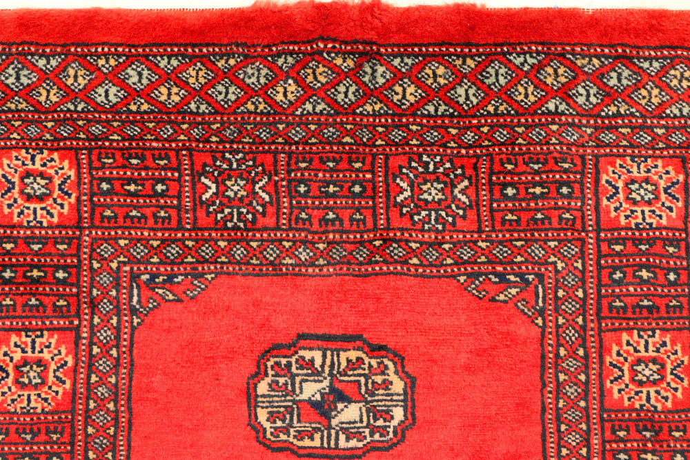 Red Bokhara 2' 7 x 11' 2 - No. 45653 - ALRUG Rug Store