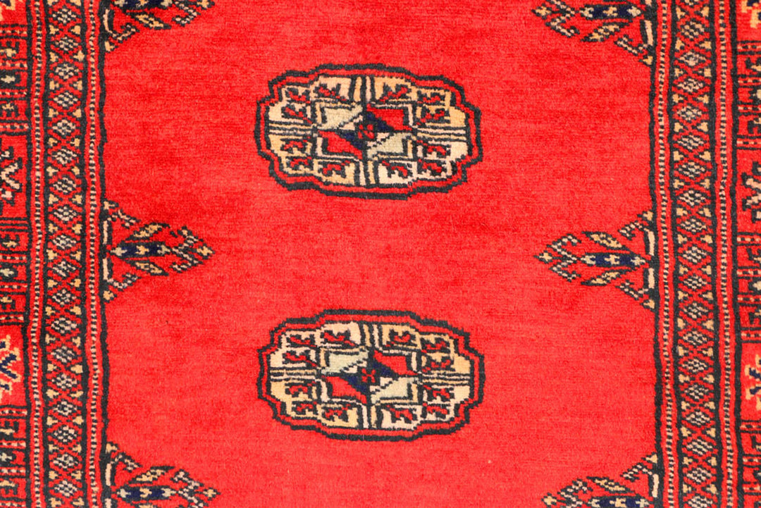 Red Bokhara 2'  7" x 11'  2" - No. QA27241