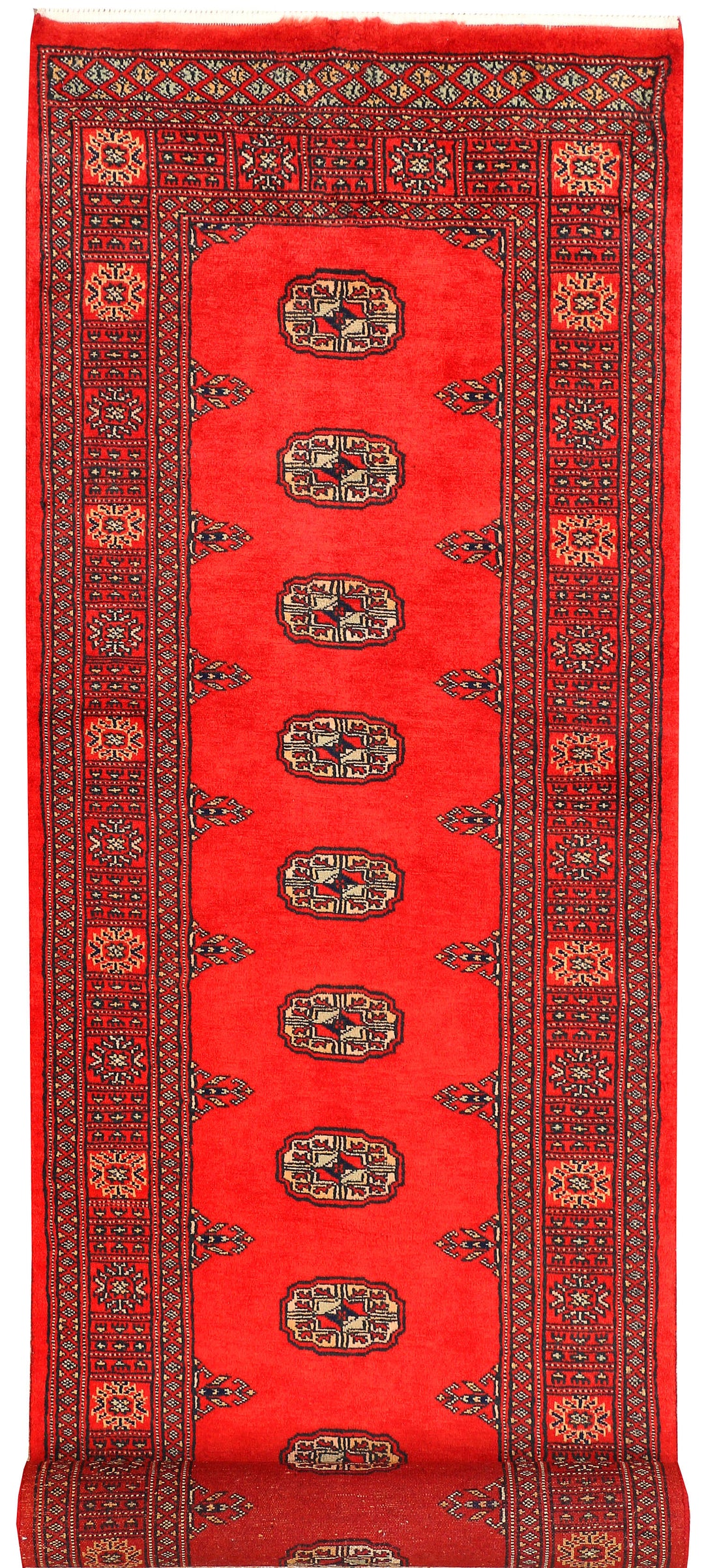 Red Bokhara 2' 7 x 11' 2 - No. 45653 - ALRUG Rug Store
