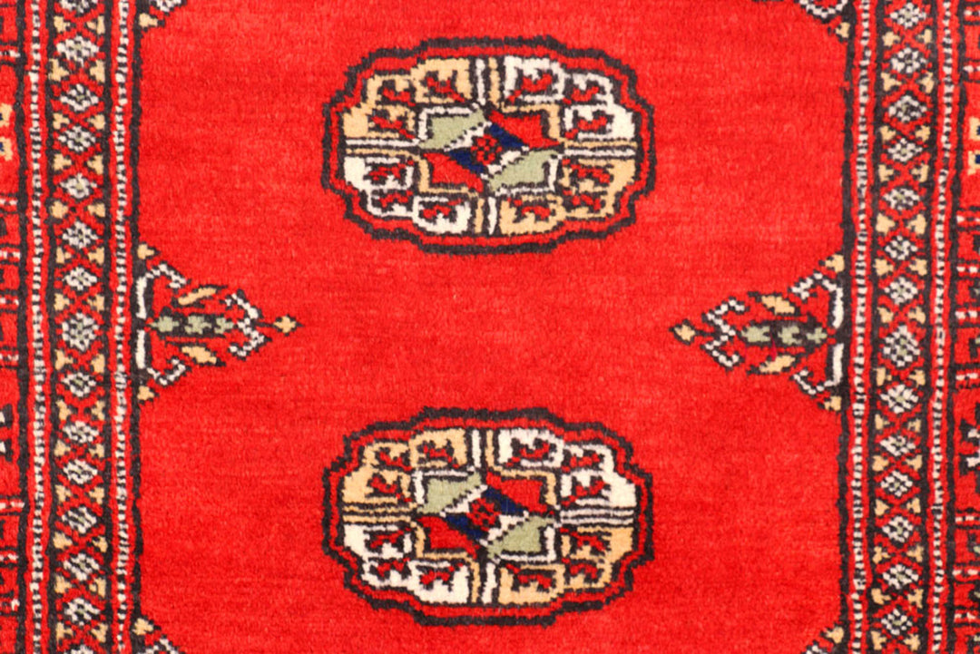 Red Bokhara 2'  8" x 12' " - No. QA32867