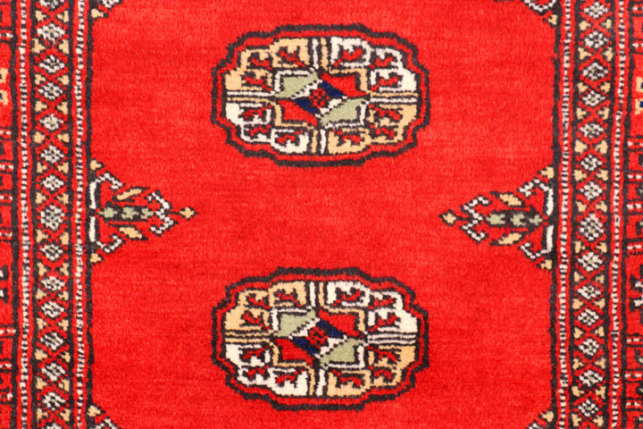 Red Bokhara 2'  8" x 12' " - No. QA32867
