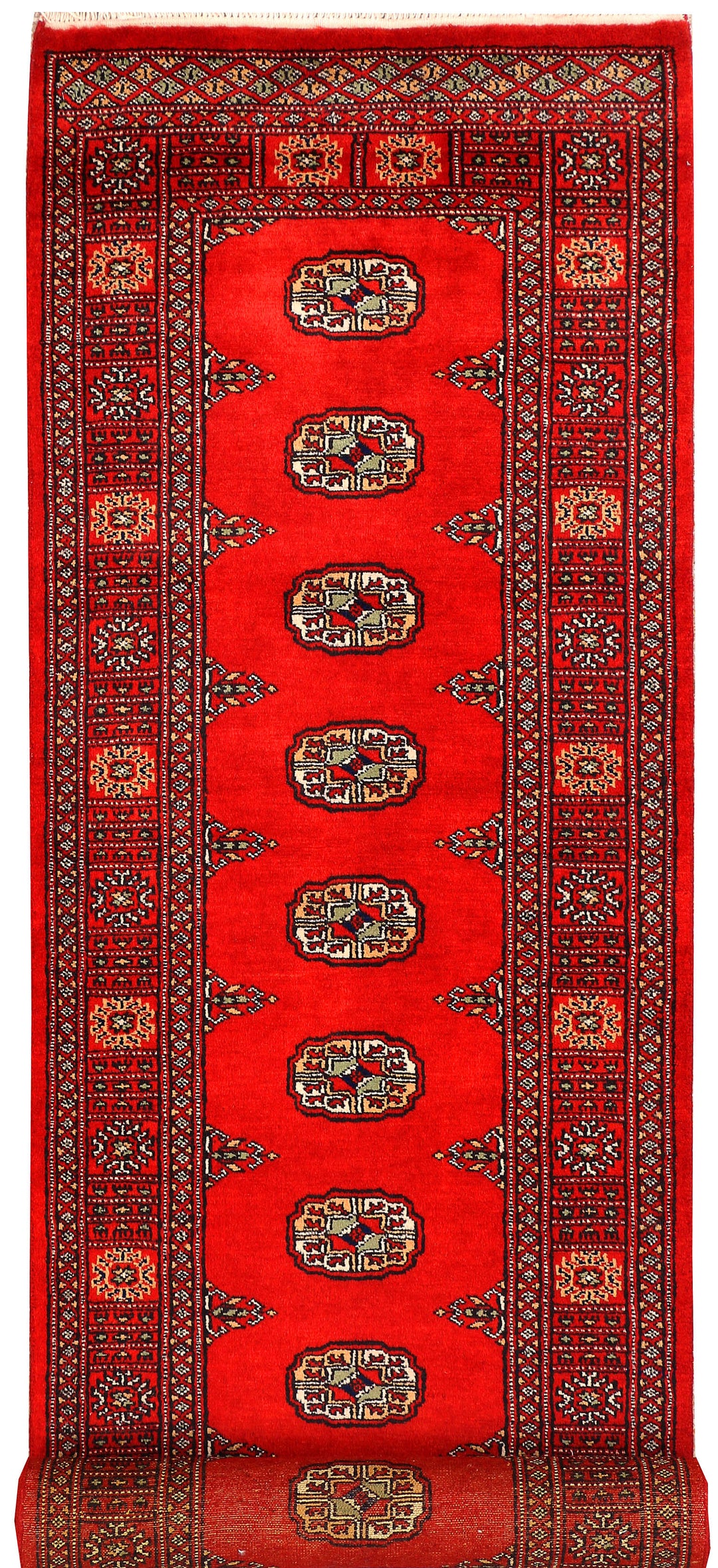 Red Bokhara 2' 8 x 12' - No. 45655 - ALRUG Rug Store