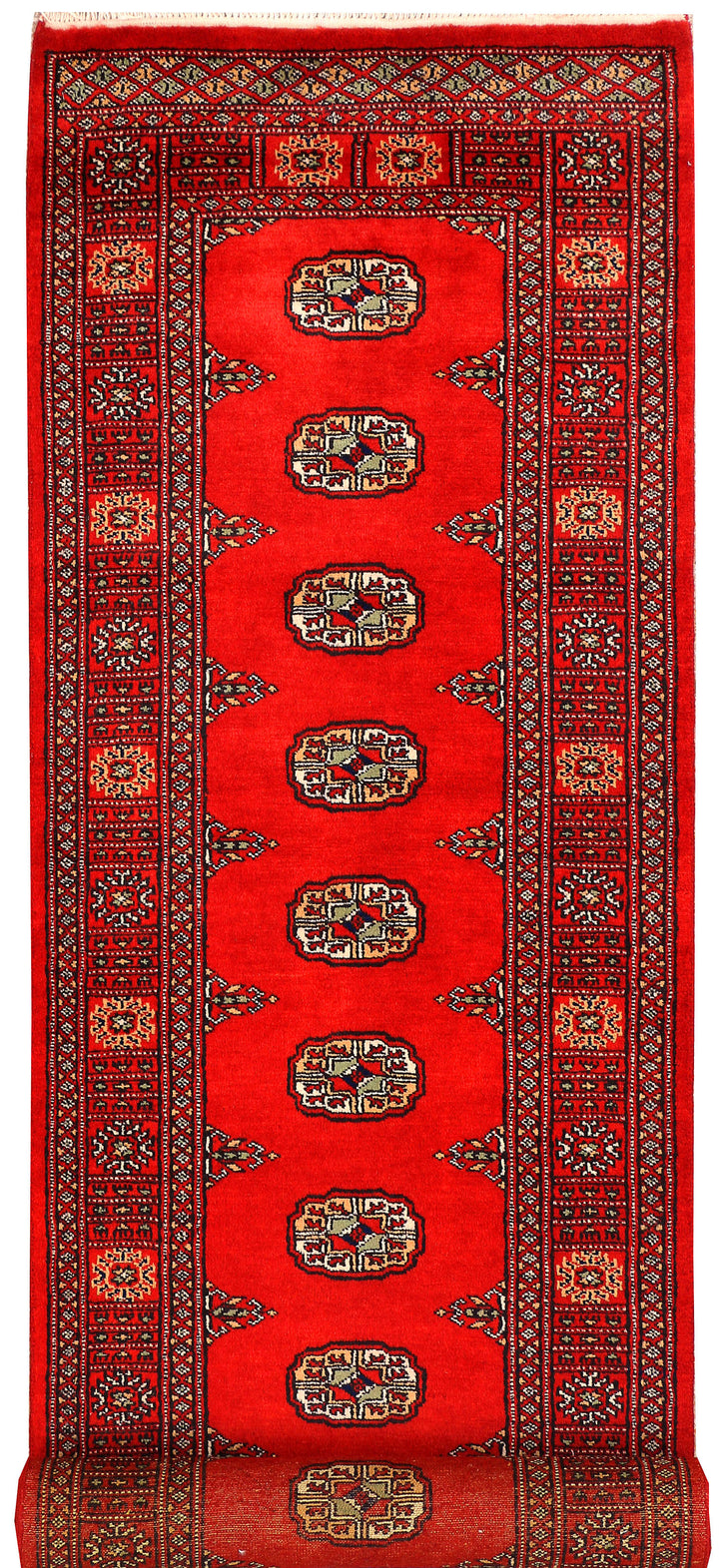 Red Bokhara 2'  8" x 12' " - No. QA32867
