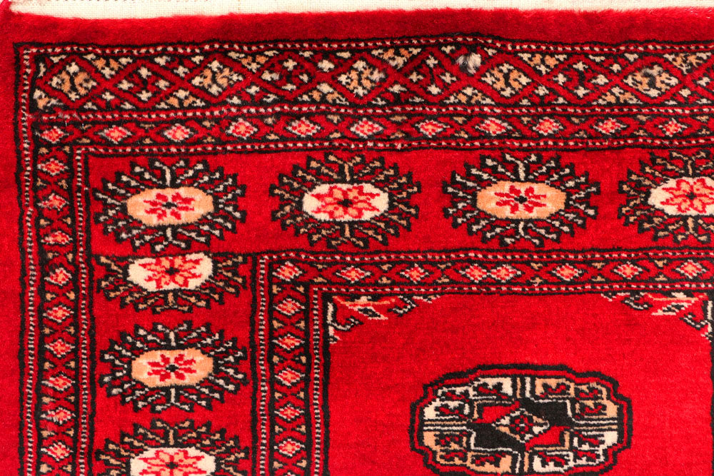 Dark Red Bokhara 2' 7 x 10' 8 - No. 45658 - ALRUG Rug Store