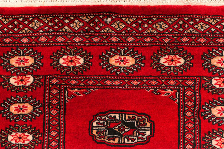 Dark Red Bokhara 2' 7 x 10' 8 - No. 45658 - ALRUG Rug Store