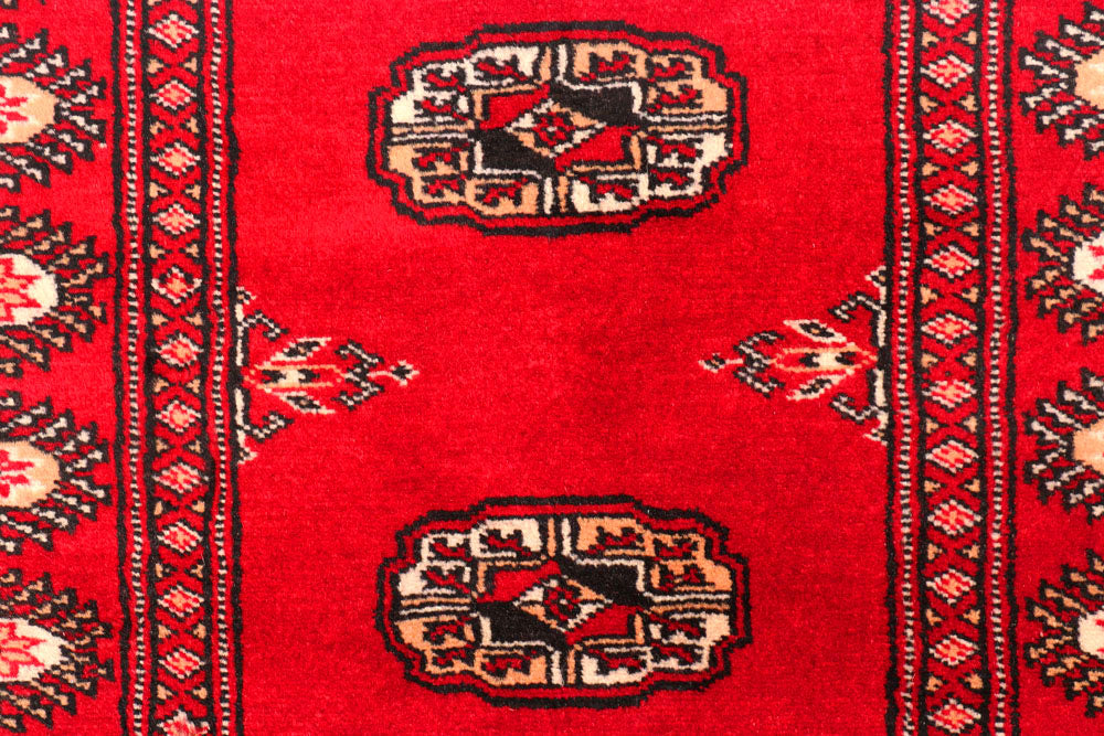 Dark Red Bokhara 2' 7 x 10' 8 - No. 45658 - ALRUG Rug Store