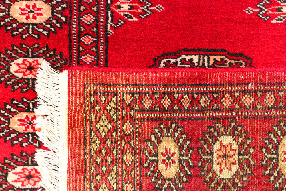 Dark Red Bokhara 2' 7 x 10' 8 - No. 45658 - ALRUG Rug Store