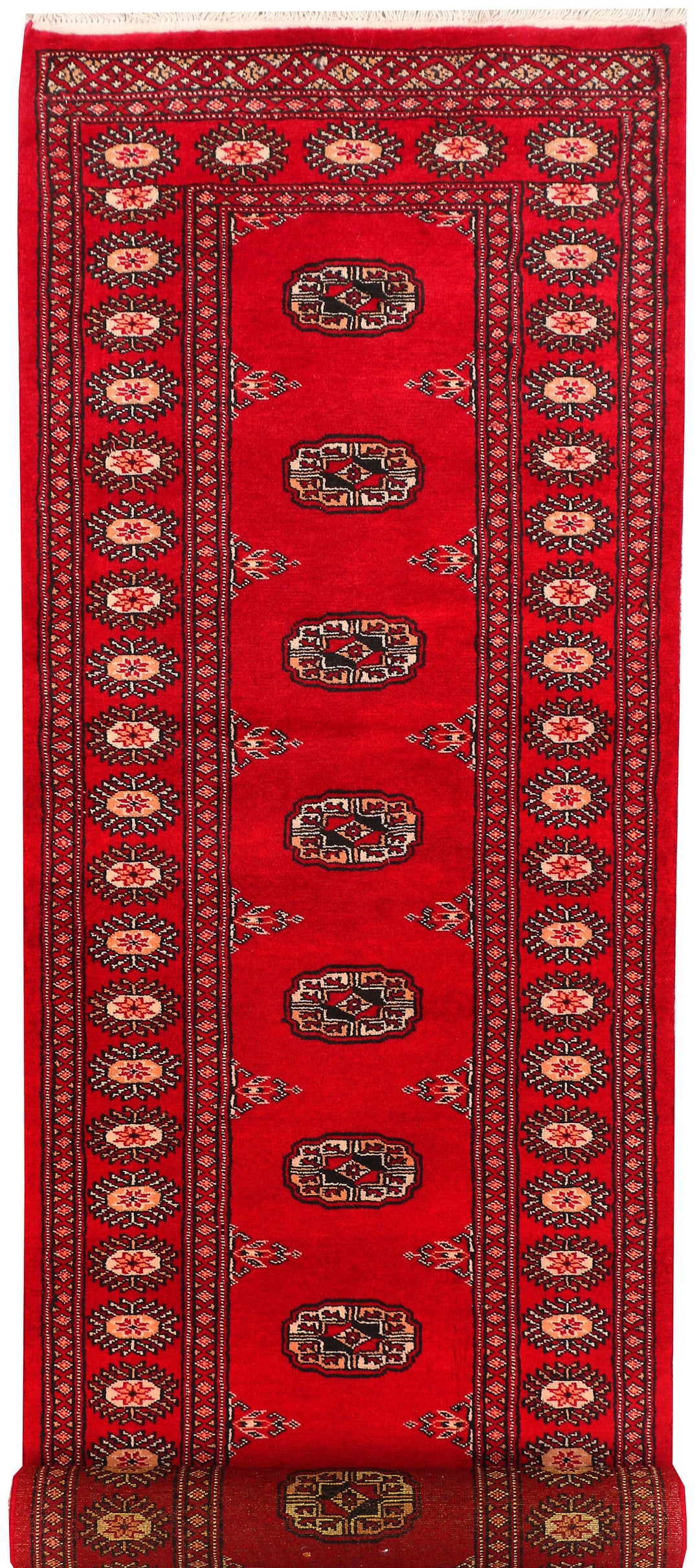Dark Red Bokhara 2' 7 x 10' 8 - No. 45658 - ALRUG Rug Store