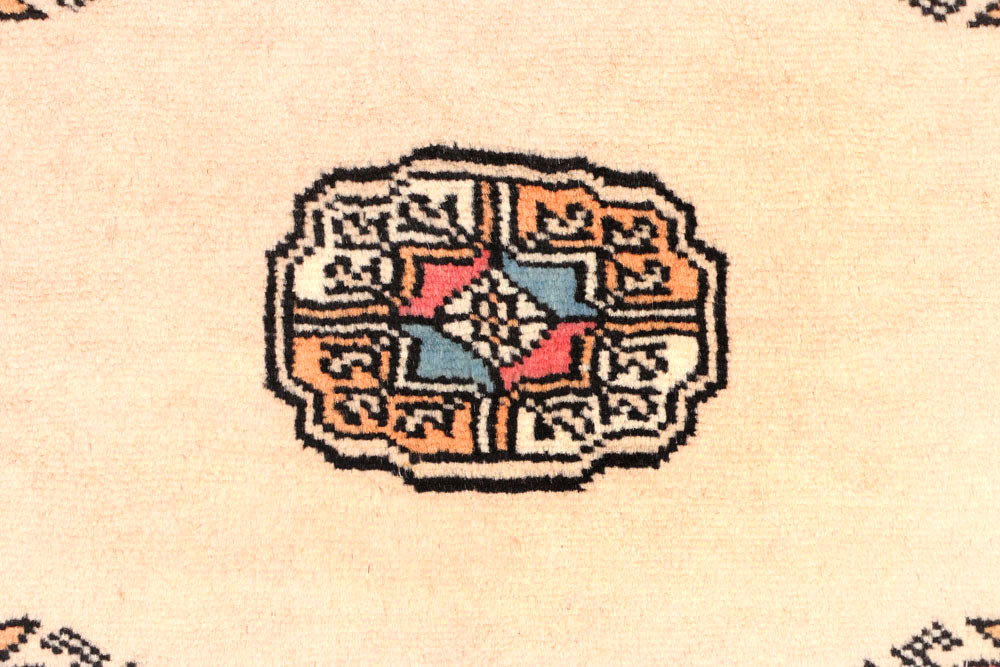 Antique White Bokhara 2' 7 x 11' 1 - No. 45660 - ALRUG Rug Store