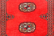 Dark Red Bokhara 2' 6 x 11' 4 - No. 45661 - ALRUG Rug Store