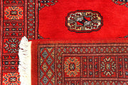 Dark Red Bokhara 2'  6" x 11'  4" - No. QA54359
