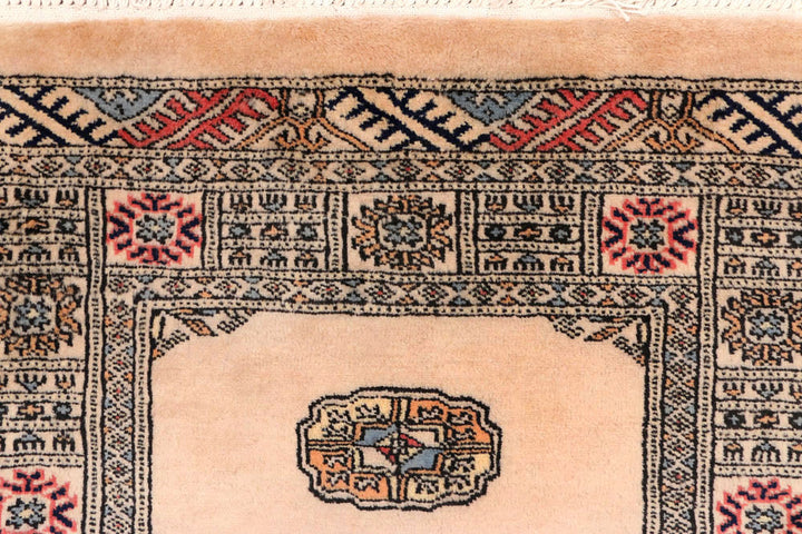 Bisque Bokhara 2' 7 x 10' 11 - No. 45664 - ALRUG Rug Store