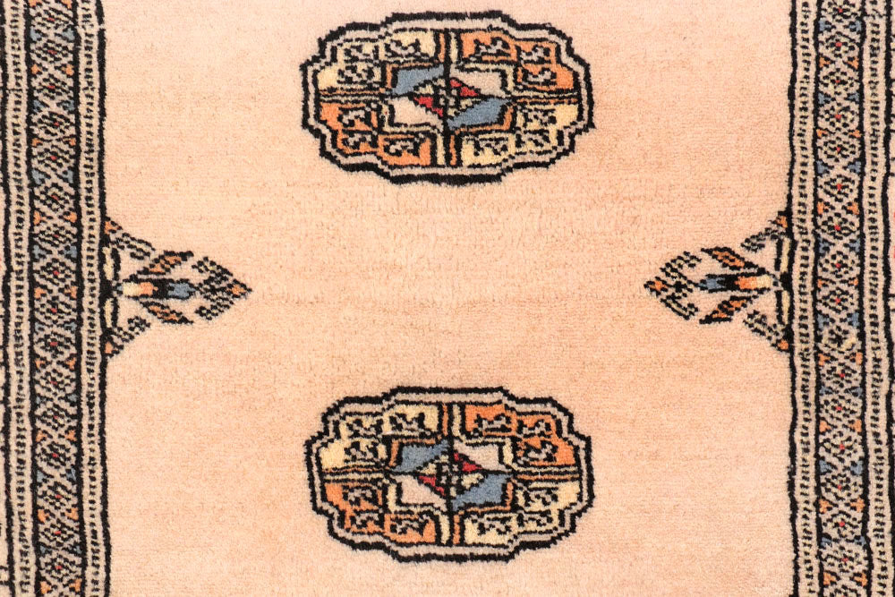 Bisque Bokhara 2' 7 x 10' 11 - No. 45664 - ALRUG Rug Store