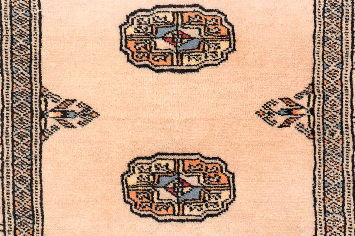 Bisque Bokhara 2' 7 x 10' 11 - No. 45664 - ALRUG Rug Store