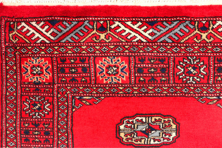 Red Bokhara 2' 7 x 10' 11 - No. 45665 - ALRUG Rug Store