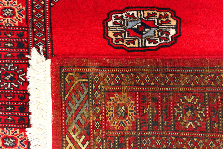 Red Bokhara 2' 7 x 10' 11 - No. 45665 - ALRUG Rug Store