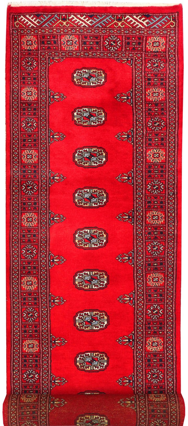 Red Bokhara 2' 7 x 10' 11 - No. 45665 - ALRUG Rug Store