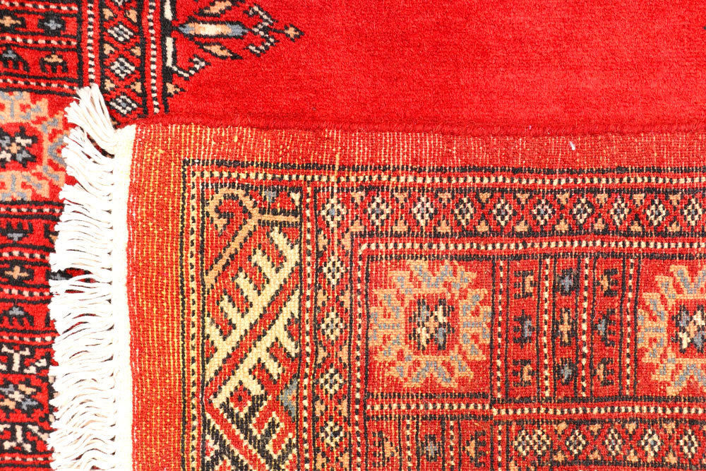 Red Bokhara 2' 7 x 11' 4 - No. 45667 - ALRUG Rug Store