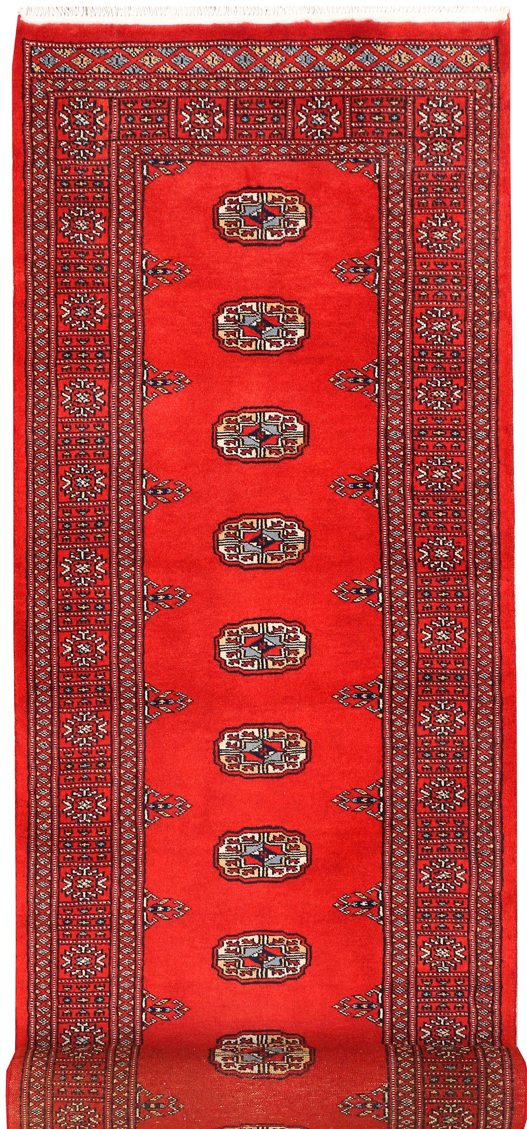 Red Bokhara 2' 7 x 11' 5 - No. 45670 - ALRUG Rug Store