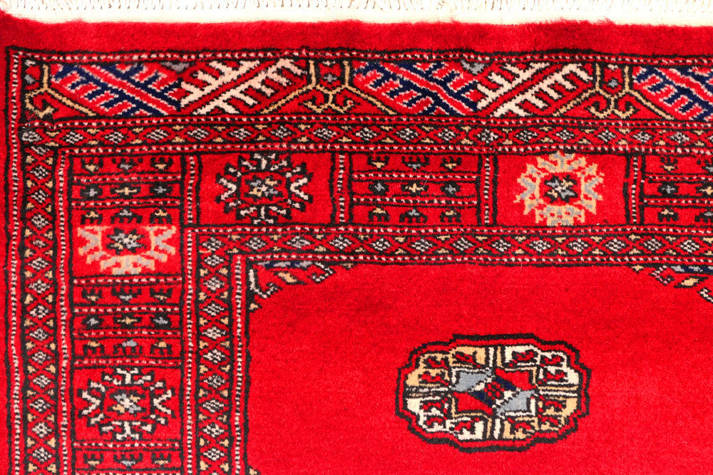 Red Bokhara 2' 7 x 11' 11 - No. 45673 - ALRUG Rug Store