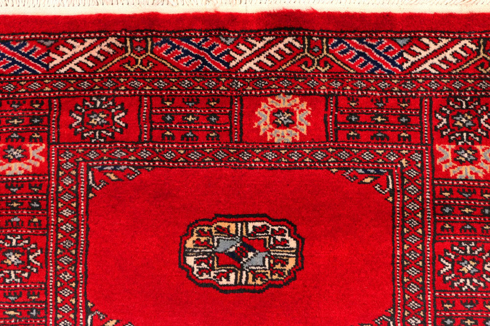 Red Bokhara 2' 7 x 11' 11 - No. 45673 - ALRUG Rug Store