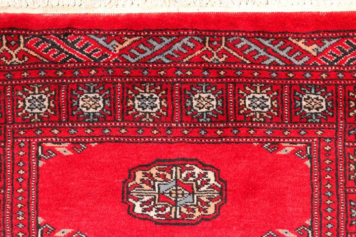 Red Bokhara 2' 7 x 10' 8 - No. 45674 - ALRUG Rug Store