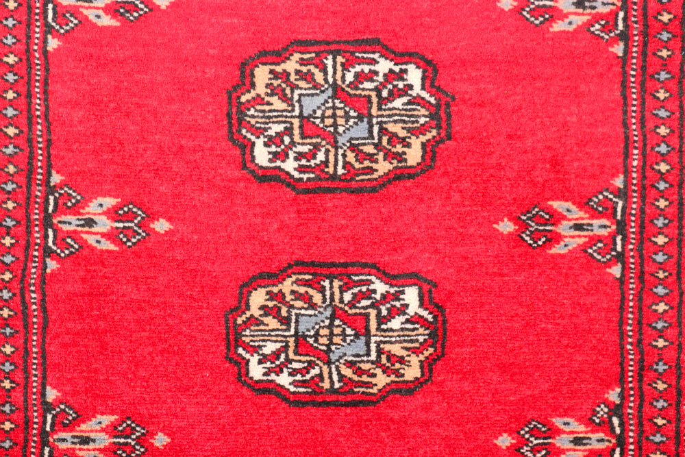 Red Bokhara 2' 7 x 10' 8 - No. 45674 - ALRUG Rug Store