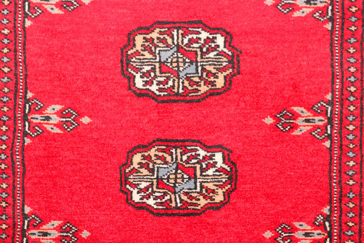 Red Bokhara 2' 7 x 10' 8 - No. 45674 - ALRUG Rug Store