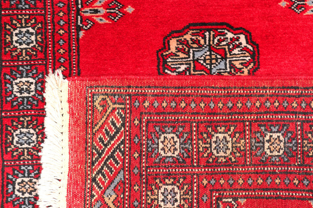 Red Bokhara 2' 7 x 10' 8 - No. 45674 - ALRUG Rug Store