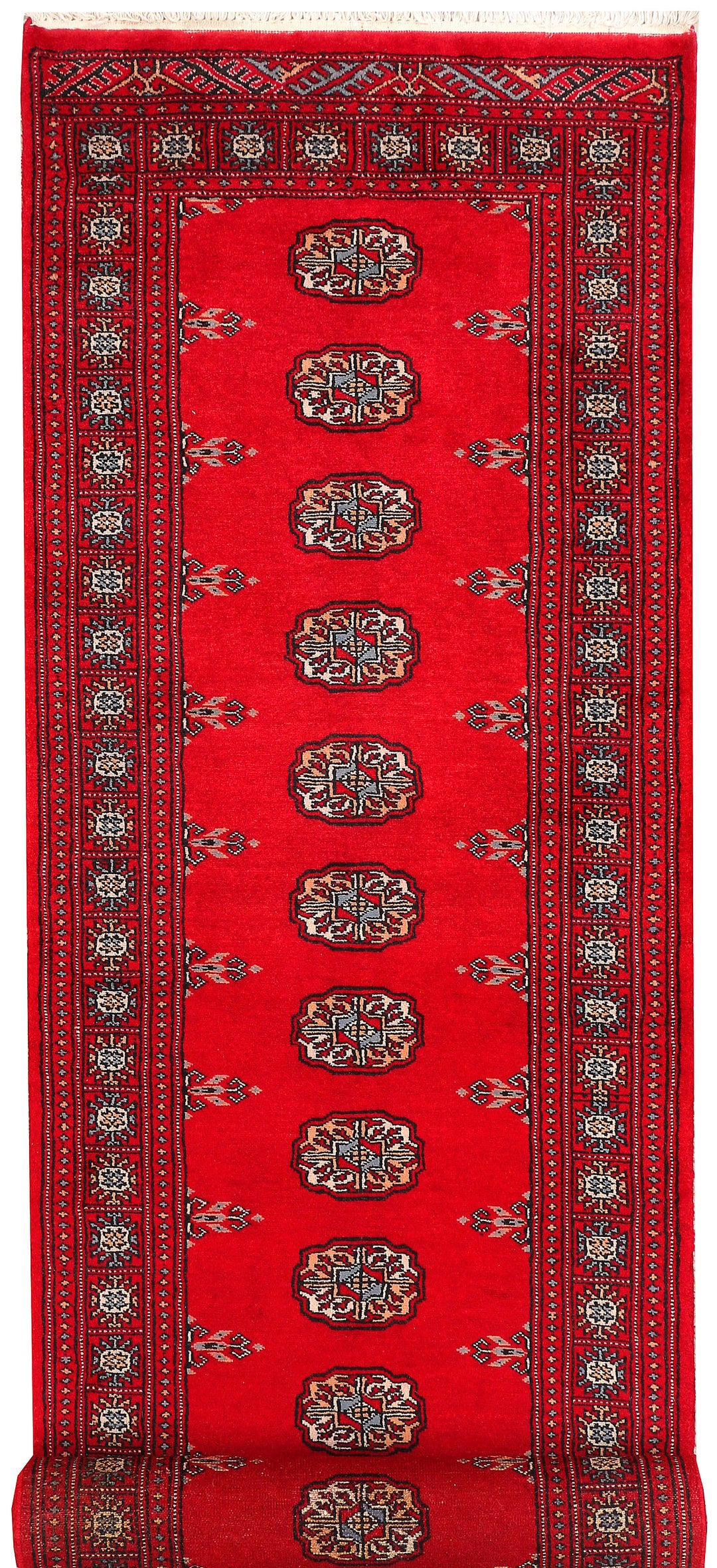Red Bokhara 2' 7 x 10' 8 - No. 45674 - ALRUG Rug Store