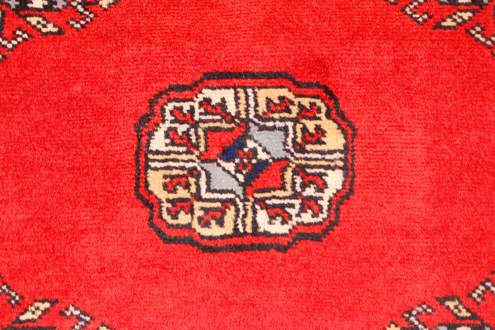 Red Bokhara 2' 6 x 10' 8 - No. 45676 - ALRUG Rug Store