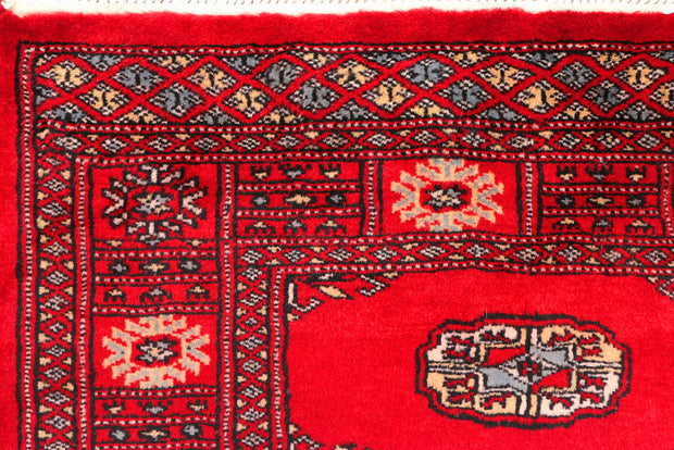 Dark Red Bokhara 2' 6 x 11' 1 - No. 45677 - ALRUG Rug Store