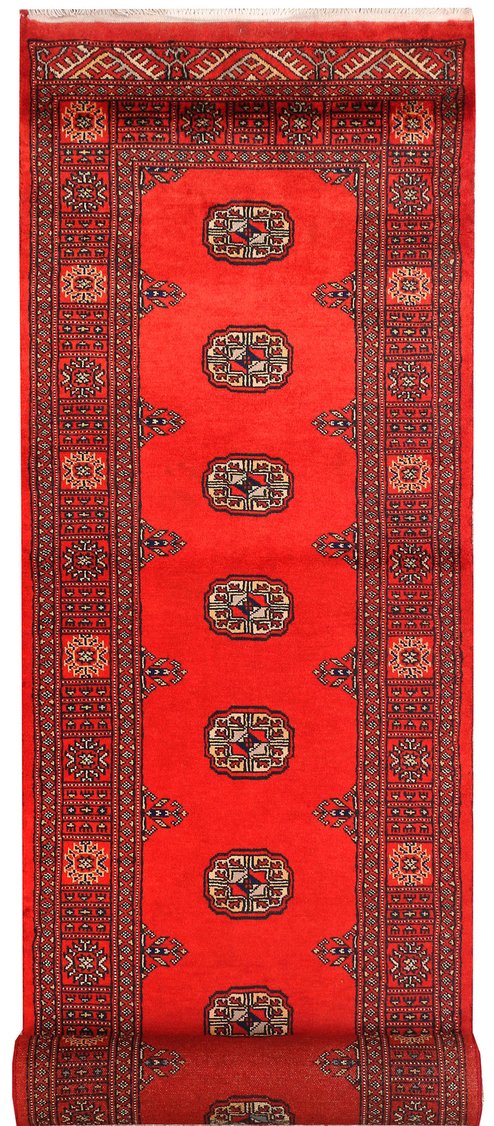 Red Bokhara 2'  6" x 12'  1" - No. QA76576