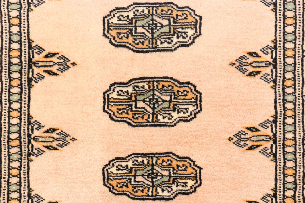 Antique White Bokhara 2' 8 x 11' 7 - No. 45682 - ALRUG Rug Store