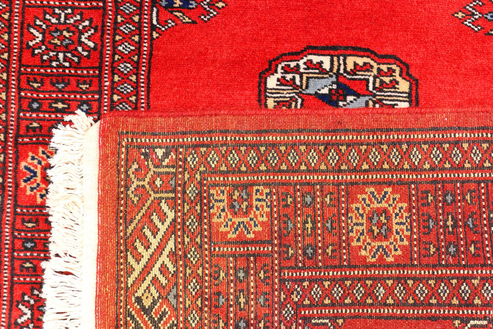 Red Bokhara 2' 6 x 11' 8 - No. 45685 - ALRUG Rug Store