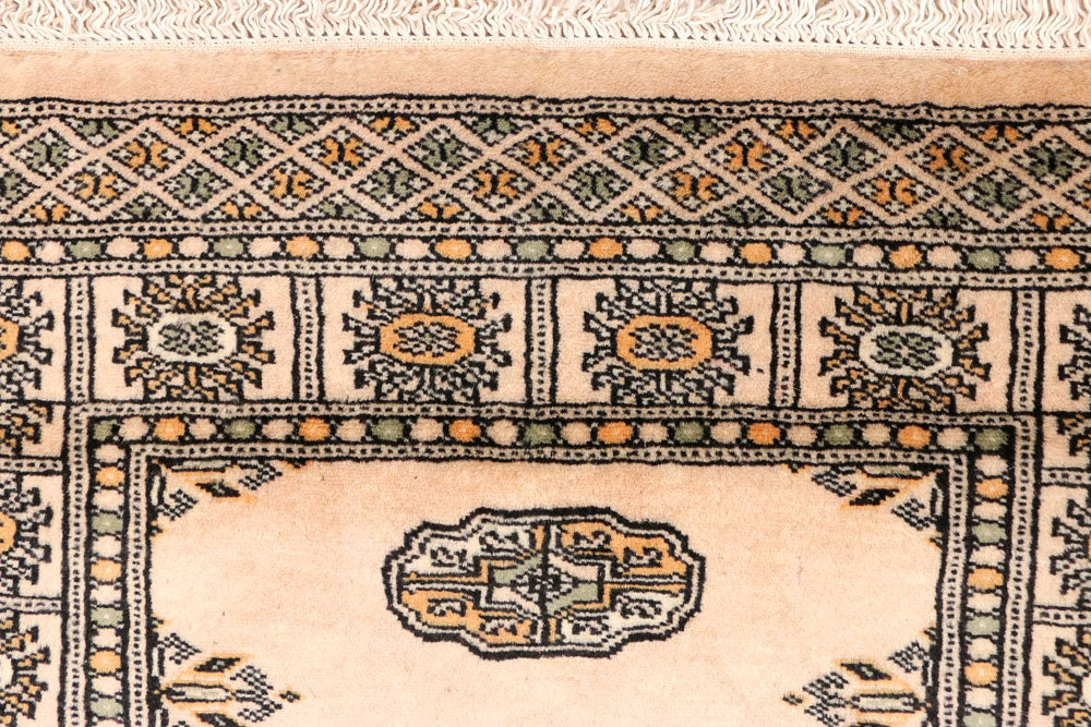 Antique White Bokhara 2' 8 x 12' 3 - No. 45686 - ALRUG Rug Store