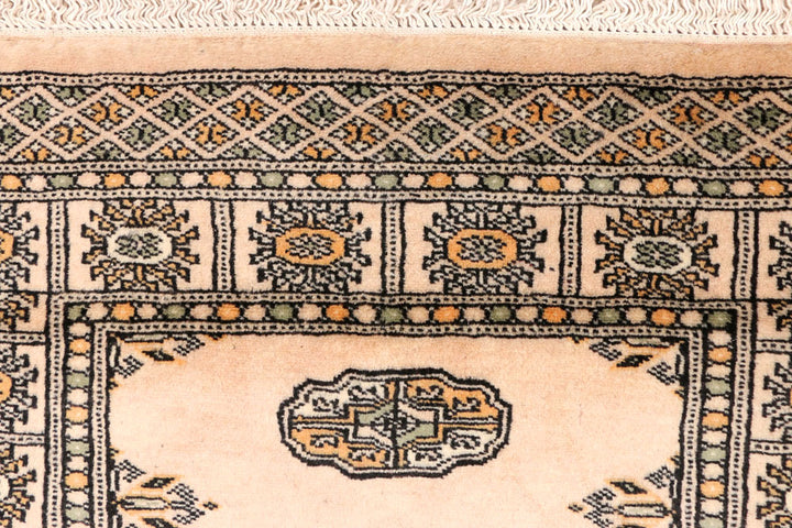 Antique White Bokhara 2' 8 x 12' 3 - No. 45686 - ALRUG Rug Store