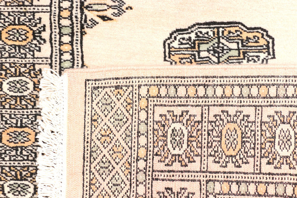 Antique White Bokhara 2' 8 x 12' 3 - No. 45686 - ALRUG Rug Store