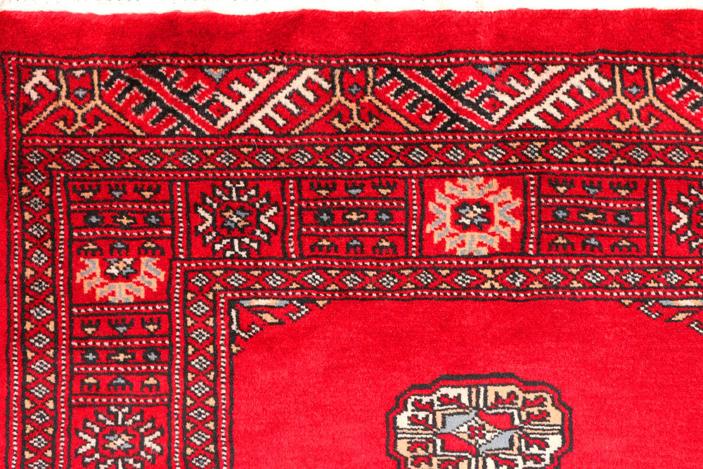 Red Bokhara 2' 7 x 10' 10 - No. 45687 - ALRUG Rug Store