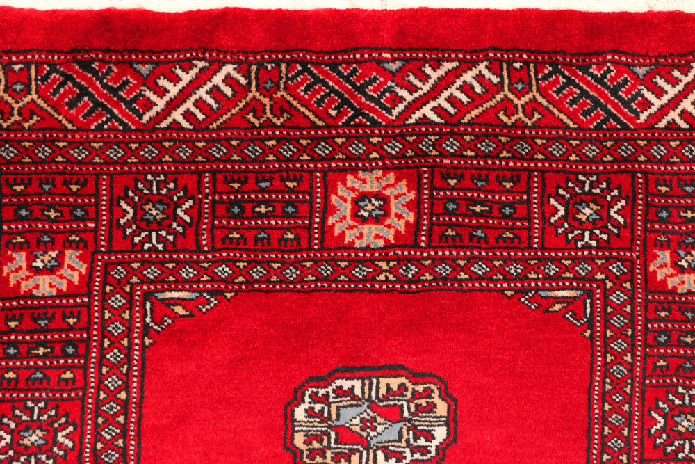 Red Bokhara 2' 7 x 10' 10 - No. 45687 - ALRUG Rug Store