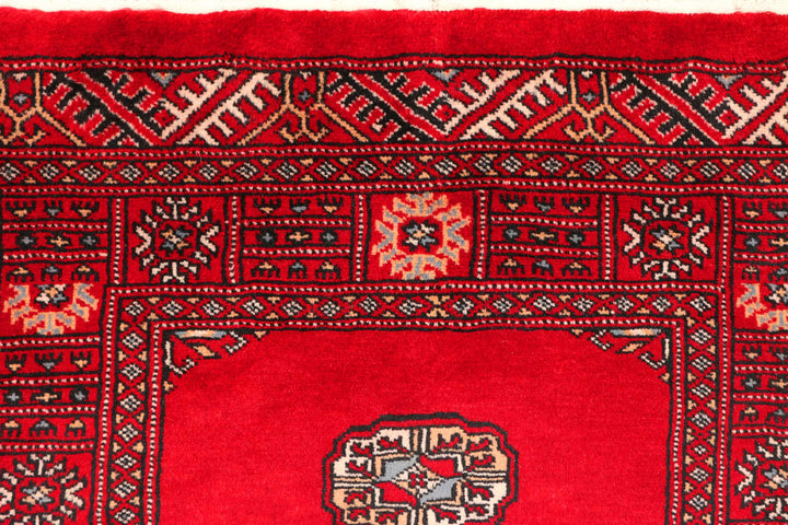 Red Bokhara 2' 7 x 10' 10 - No. 45687 - ALRUG Rug Store