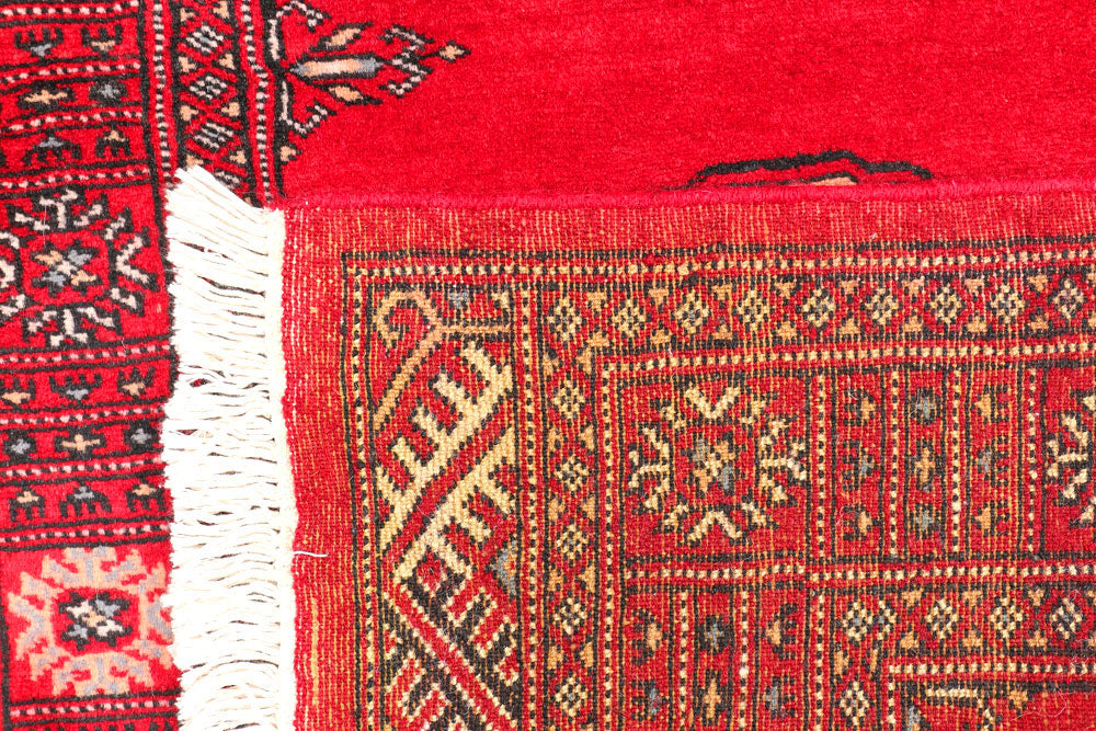Red Bokhara 2' 7 x 10' 10 - No. 45687 - ALRUG Rug Store