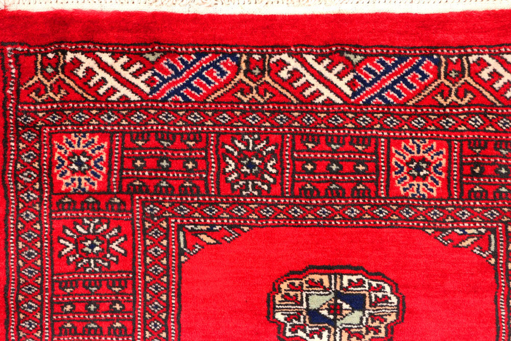 Red Bokhara 2' 6 x 10' 11 - No. 45691 - ALRUG Rug Store