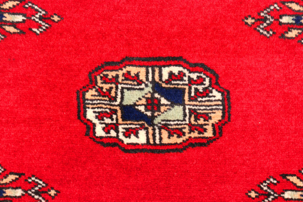 Red Bokhara 2' 6 x 10' 11 - No. 45691 - ALRUG Rug Store