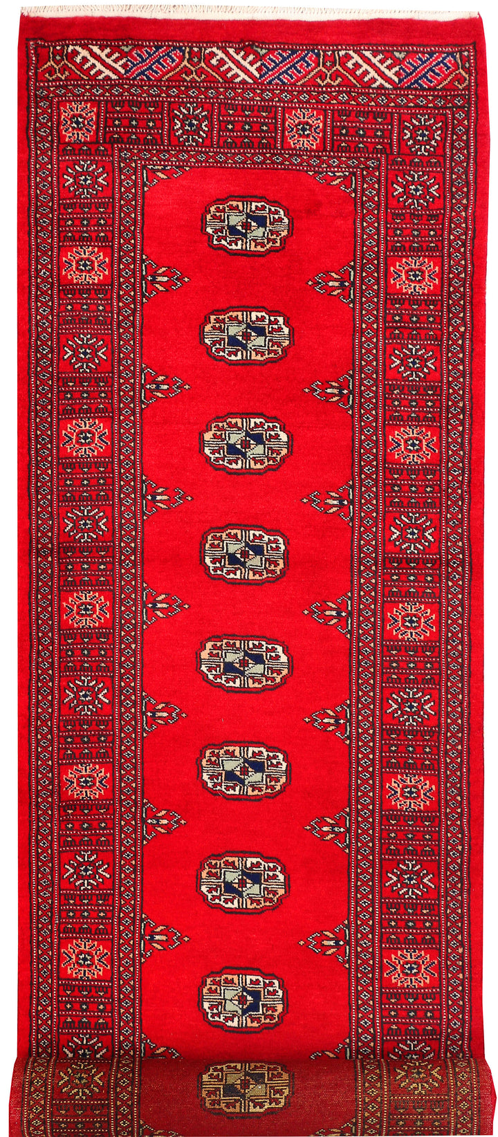 Red Bokhara 2' 6 x 10' 11 - No. 45691 - ALRUG Rug Store