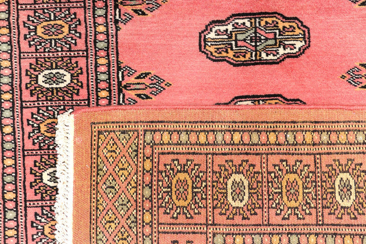 Light Coral Bokhara 2' 8 x 11' 10 - No. 45695 - ALRUG Rug Store