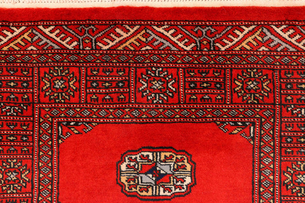 Red Bokhara 2'  7" x 11'  8" - No. QA18298