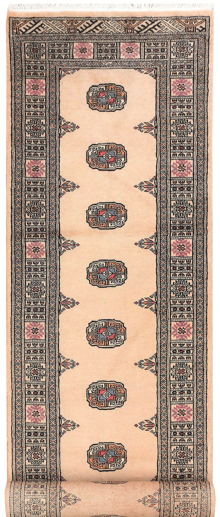 Wheat Bokhara 2' 6 x 11' 2 - No. 45701 - ALRUG Rug Store