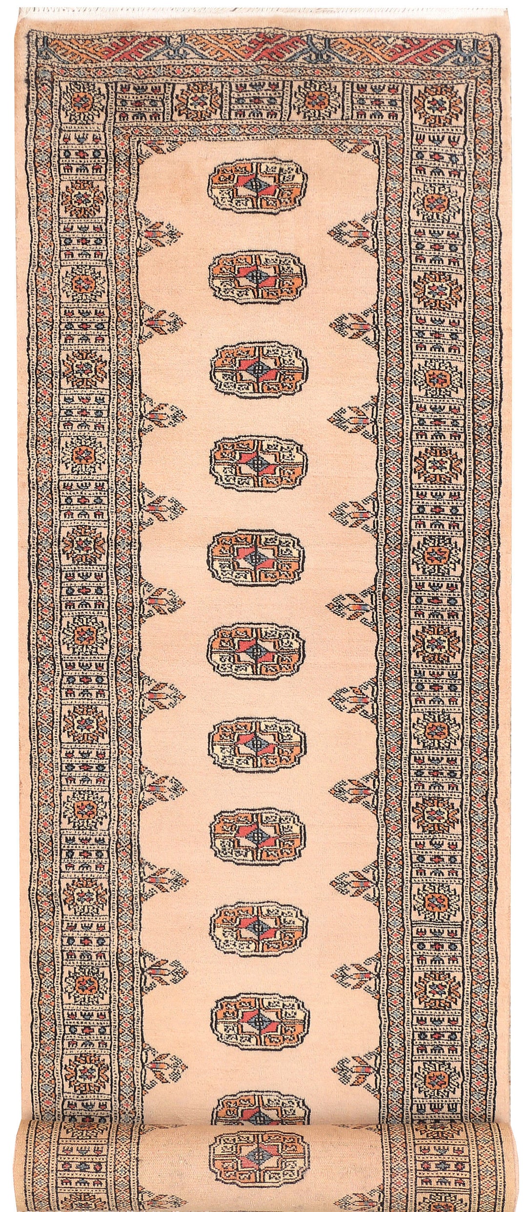 Wheat Bokhara 2' 6 x 11' 2 - No. 45706 - ALRUG Rug Store
