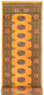 Gold Bokhara 2' 7 x 12' 8 - No. 45707 - ALRUG Rug Store